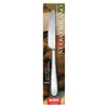 A knife is presented on a background that resembles a painting, with text and branding visible. Produktbild-Vorschau