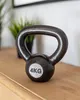 Kettlebell żeliwny 4 kg do treningu siłowego, odważnik do Podgląd zdjęcia produktu 2