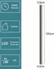 ZMH led Wandleuchte 15W Dimmbar mit Fernbedienung 100CM Produktbild-Vorschau 11