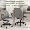 Bürostuhl,Kunstleder, Drehstuhl mit 90°–120° Produktbild-Vorschau 6
