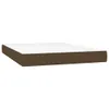 vidaXL Boxspringbett mit Matratze Dunkelbraun 140x190 cm Produktbild-Vorschau 13