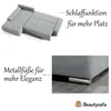 Beautysofa DRACO L Ecksofa mit Schlaffunktion & Bettkasten Produktbild-Vorschau 4