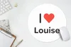 MuchoWow® Mauspad Mousepad Ich liebe - Louise - Mädchen Produktbild-Vorschau 5