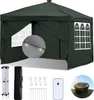 Faziango Pavillon 3x3m Faltpavillon mit 4 Seitenwänden Produktbild-Vorschau 1