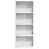 vidaXL Bibliothèque blanche 60x30x152 cm Bois composite Voir les images du produit 4