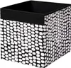 DRÖNA Ikea Fach Box für Kallax Regal, schwarz/weiß, Produktbild-Vorschau 1
