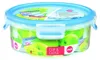 CLIP & CLOSE Frischhaltedose 0,85 Liter (transparent/blau, Produktbild-Vorschau 6