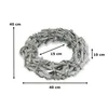 Holz Kranz Ø 40 cm x 10 cm grau Produktbild-Vorschau 3