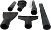 A collection of black vacuum cleaner attachments. Produktbild-Vorschau