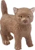 A small, brown, toy cat figurine. Anteprima dell’immagine prodotto