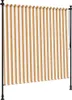vidaXL Vonkajšia roleta oranžová a biela 200x270 cm látka a Náhľad obrázku produktu 5