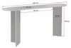 Konsola dwunożna, długość 150 cm - SIRA Podgląd zdjęcia produktu 5