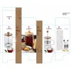 Cafetière à piston Bergner LOVERS 800 ml Beige Voir les images du produit 4