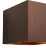 Moderne Wandleuchte DunkelBronze inkl  LED und Touch Dimmer Produktbild-Vorschau 2