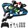 Dron Samolot Zdalnie Sterowany RC: Quadrocopter LED, Pilot, Podgląd zdjęcia produktu 2