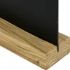HMF 46450 Tischaufsteller Kreidetafel mit Holzfuss, DIN A6 Produktbild-Vorschau 7