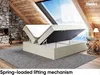 MEBLINI Boxspringbett mit Bettkasten - Gepolstert Produktbild-Vorschau 3