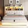 A modern bedroom setting with a white upholstered bed as the main focus. Náhľad obrázku produktu