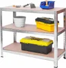 Regał metalowy magazynowy 150 x 75 x 30 cm Humberg 4840 Náhľad obrázku produktu 3