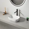 Aufsatzwaschbecken aus Keramik, weiß, oval, glänzend, 37 x Produktbild-Vorschau 8