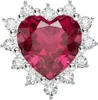 Thomas Sabo H2315-013-10 Donna Orecchini a cuore Romance Anteprima dell’immagine prodotto 8