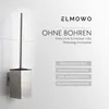 ELMOWO - Edelstahl Klobürste ohne Bohren silber - Produktbild-Vorschau 2