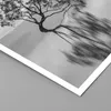 Poster - Poster ohne Rahmen - Baum Symmetrie See - 40x40 cm Produktbild-Vorschau 2