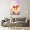 Bilder auf glas - Einteilig - Löwe Illustration modern - Produktbild-Vorschau 7