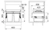 Franke Sorter FX 60 26-26, 550 mm, 456 mm, 448 mm, 60 cm Náhled obrázku produktu 5