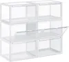 SONGMICS 6er Set Schuhboxen stapelbare Schuhorganizer Produktbild-Vorschau 6