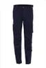 A pair of navy blue work pants is shown against a white background. Produktbild-Vorschau