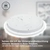 B.K.Licht LED Deckenleuchte Weiß rund Ø28cm 18W 2000lm Produktbild-Vorschau 3