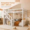 INONEFT Etagenbett 140x200cm, kinderbett mit Produktbild-Vorschau 9