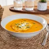 Schüssel - Weiß - Porzellan - Ø 23 cm Produktbild-Vorschau 2