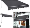 LARS360 3m*2.5m Anthrazit Gelenkarmmarkise Sonnenschutz Produktbild-Vorschau 1