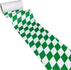 50m x 0,20m JUNOPAX® Papier Tischband Raute grün-weiß Produktbild-Vorschau 1