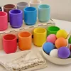 Montessori Holzspielzeug Bälle in Tassen 4 cm Produktbild-Vorschau 15