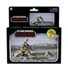 The image shows the packaging of a Star Wars Mandalorian Speeder Bike Scout Trooper & Grogu toy set. Náhled obrázku produktu