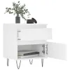 vidaXL Nachttisch Weiß 40x35x50 cm Holzwerkstoff Produktbild-Vorschau 3
