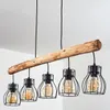 Aprica »Aprica« Hängelampe aus Metall/Holz in Schwarz/Braun Produktbild-Vorschau 8