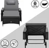 Casaria Lettino Prendisole Polyrattan 193x90 cm Imbottitura Anteprima dell’immagine prodotto 2