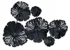 Metallbild 75x53cm Wandbild Blüte Metall Schwarz Gold Deko Produktbild-Vorschau 5