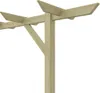 vidaXL Záhradná pergola 205x40x203 cm drevo Náhľad obrázku produktu 4