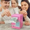 A family is shown putting money into a pink electronic piggy bank. Náhľad obrázku produktu