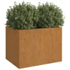 vidaXL Pflanzkübel 62x47x46 cm Cortenstahl -  Blumentöpfe & Produktbild-Vorschau 4