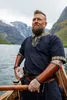 Kurzarmtunika mit Bordüre Schwarz "Richard"  XL Produktbild-Vorschau 4