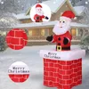 180cm LED Aufblasbare Weihnachtsdeko,Weihnachtsmann im Produktbild-Vorschau 4