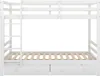 Sweiko 140x200cm Lits superposés Lits d'enfant avec Voir les images du produit 8