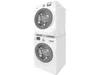 A stacked washing machine and dryer unit shown from a three-quarter angle against a white background. Anteprima dell’immagine prodotto