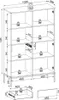 GrainGold Vitrinenschrank Deo - Vitrine mit Tür - Vitrine Produktbild-Vorschau 7